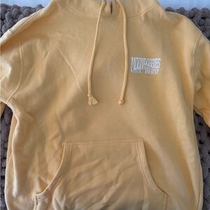 Yellow Hoodie with Front Pocket